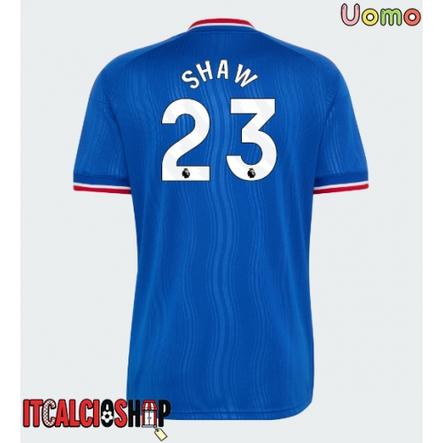 Manchester United Luke Shaw #23 Seconda Maglia 2026-27 Manica Corta